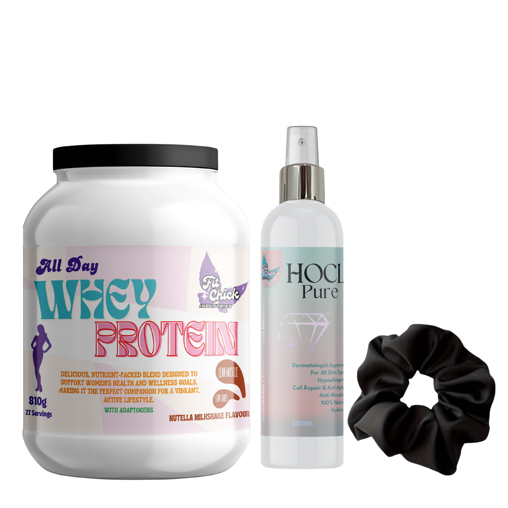 All Day Whey Vanilla Ice Cream + HOCL Pure + Free Cotton Scrunchie