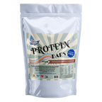 Protein bars package with a colorful label on a white background