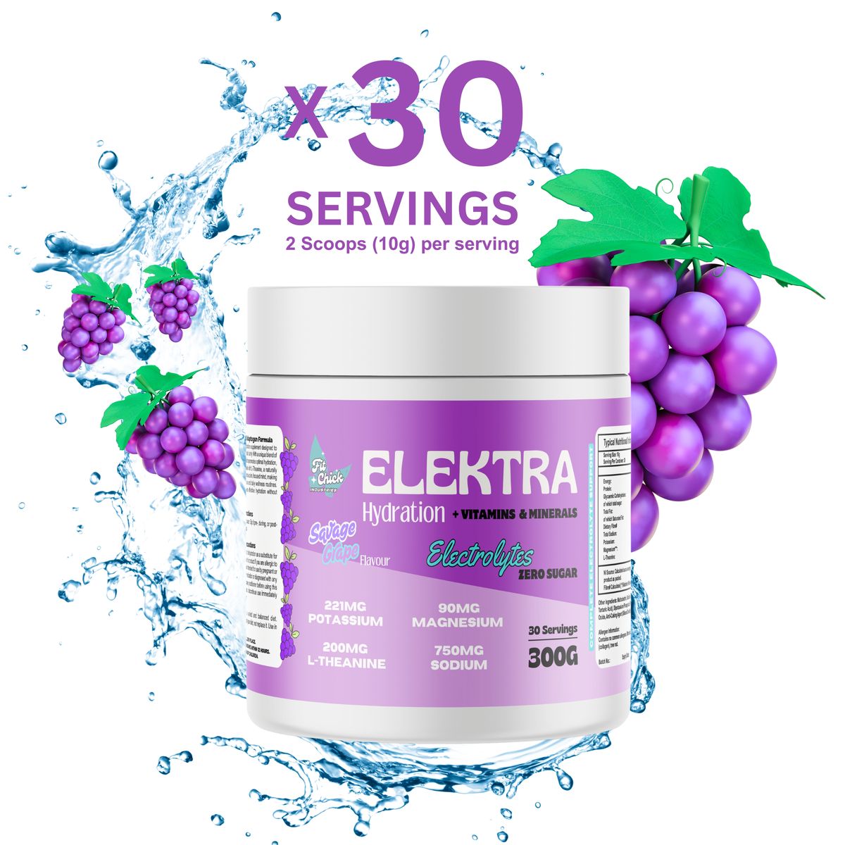 Elektra Hydration Savage Grape