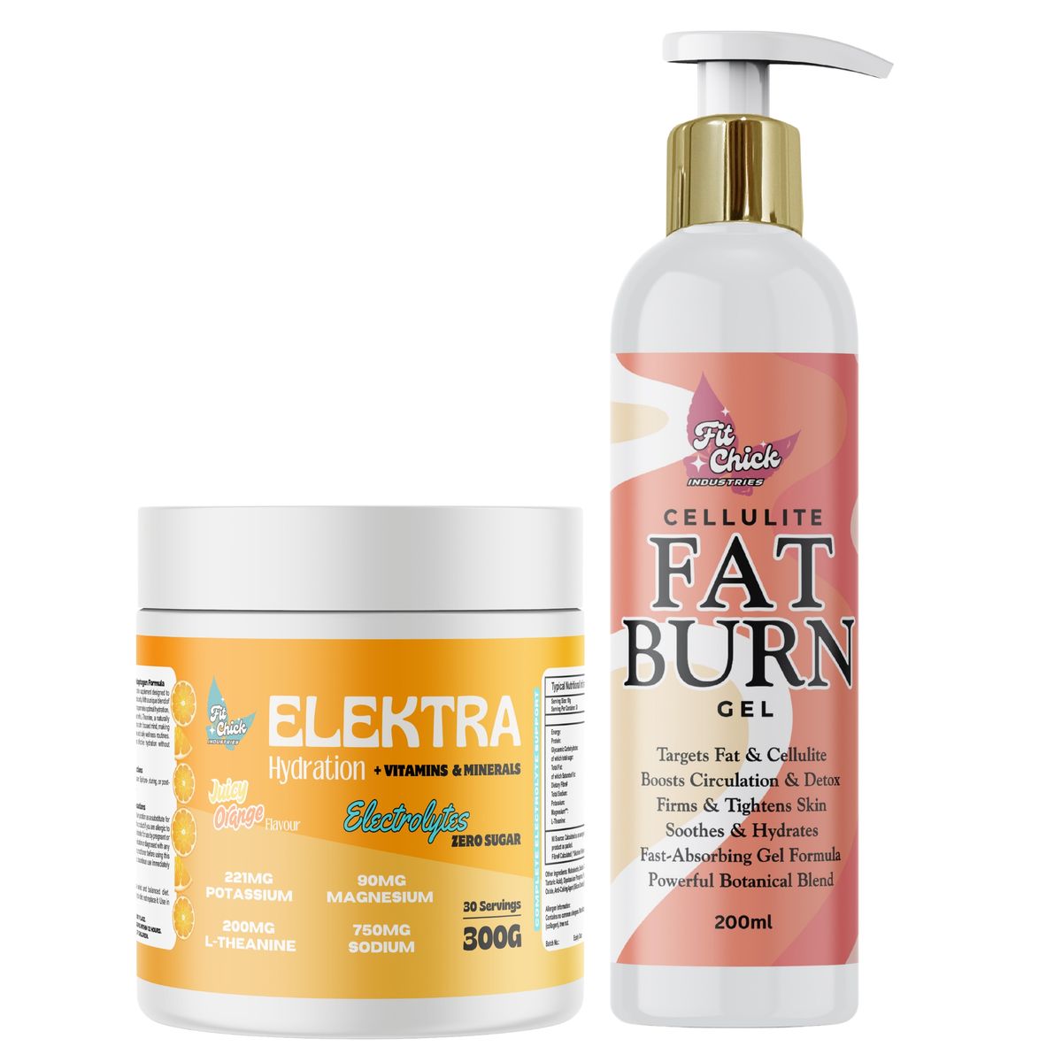 1 Elektra Savage Grape + Cellulite fat burn gel